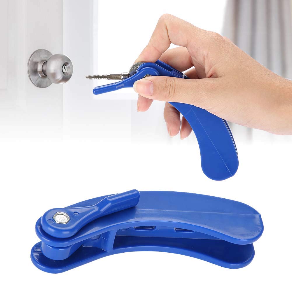 [Australia] - Adaptive Key Turner, 2 Keys Arthritis Key Turner, Lightweight Portable Storing Keys for Door Opening Disable Arthritis Elderly 