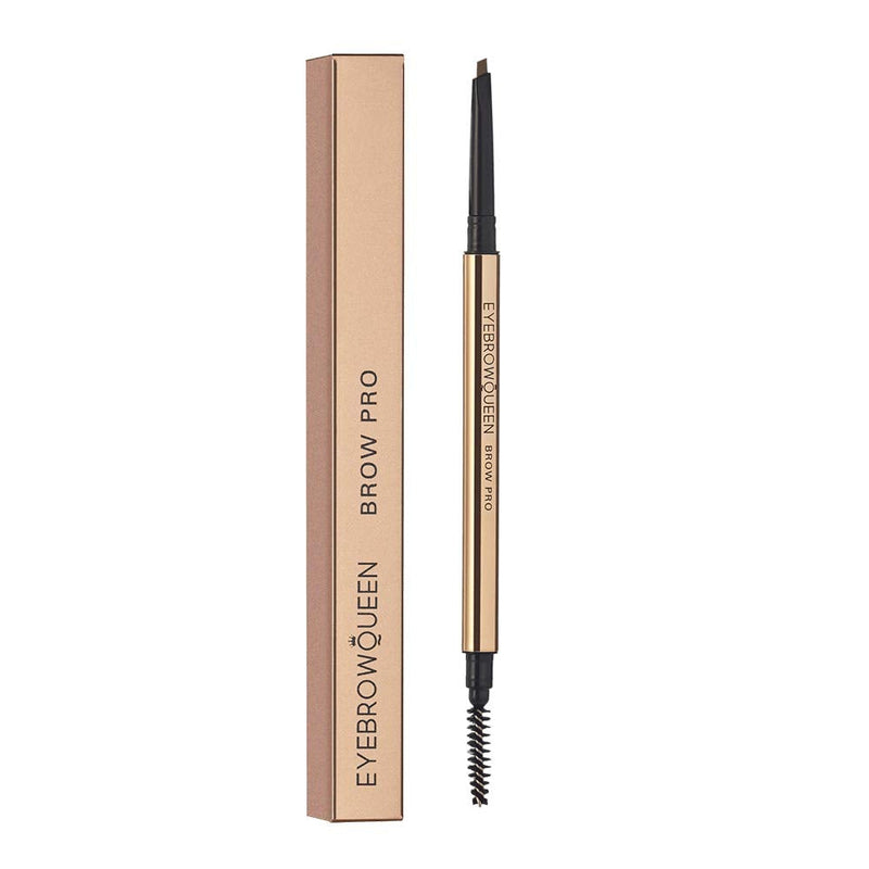 [Australia] - Eyebrowqueen Brow Pro Dual-Ended Waterproof Eyebrow Pencil Shade Dark Cool Brown 