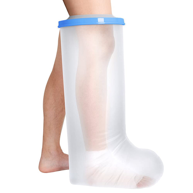[Australia] - Bukihome Shower Watertight Foot Protector, Adult Leg Cast Covers, Extra Large Capacity for 198 Pounds Adult Thigh Tension & Super Waterproof Leg Protector Legs 