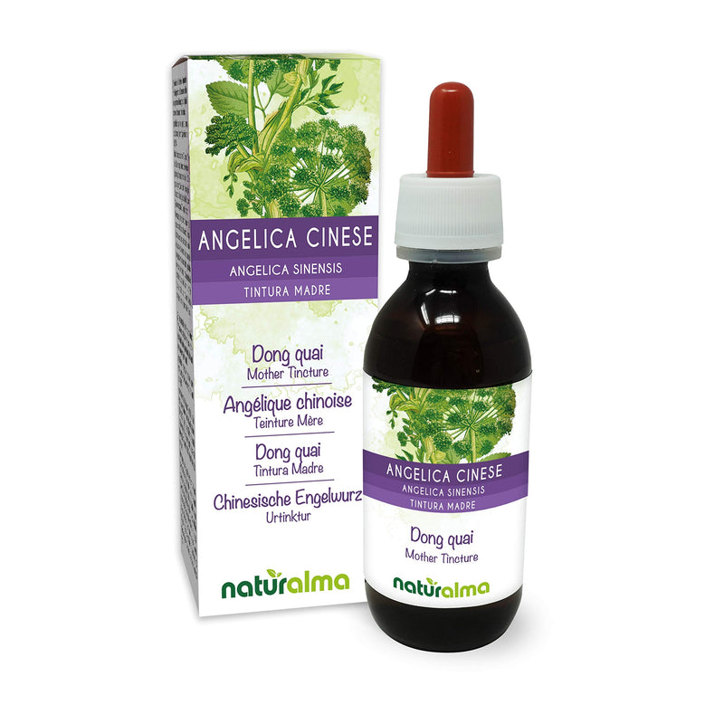 [Australia] - Dong quai or Female Ginseng (Angelica sinensis) Roots Alcohol-Free Mother Tincture Naturalma | Liquid Extract Drops 120 ml | Food Supplement | Vegan 120 ml (Pack of 1) 