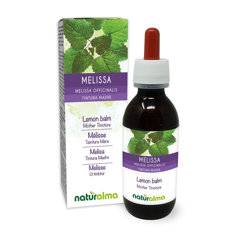 [Australia] - Lemon Balm (Melissa officinalis) Leaves Alcohol-Free Mother Tincture Naturalma | Liquid Extract Drops 120 ml | Food Supplement | Vegan 120 ml (Pack of 1) 