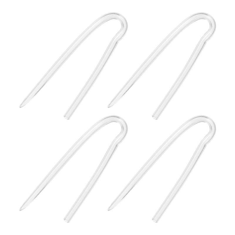 [Australia] - Hemobllo 4 Pcs BTE Earmold Hearing Aid Tubing- PVC Preformed Clear Tubing BTE Hearing Aid Earmold Tubes Replaceable Earmold Tubing (3.3 * 2.0mm) 3.3*2.0mm 