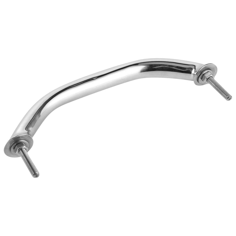 [Australia] - KIMISS Marine Handles for Boat,Stainless Steel Handle Door Grab Bar Handrail Oval Rail Grip for Hatch Deck(Silver) (220mm)//boat handrail 220mm 