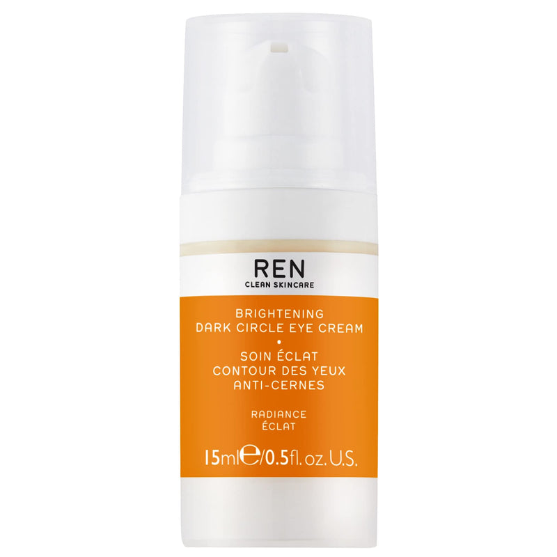 [Australia] - REN Clean Skincare - Radiance Brightening Dark Circle Eye Cream - Hydrates While Proven to Reduce Dark Spots in 7 Days - Clean, Vegan Facial Products, 15 ml 