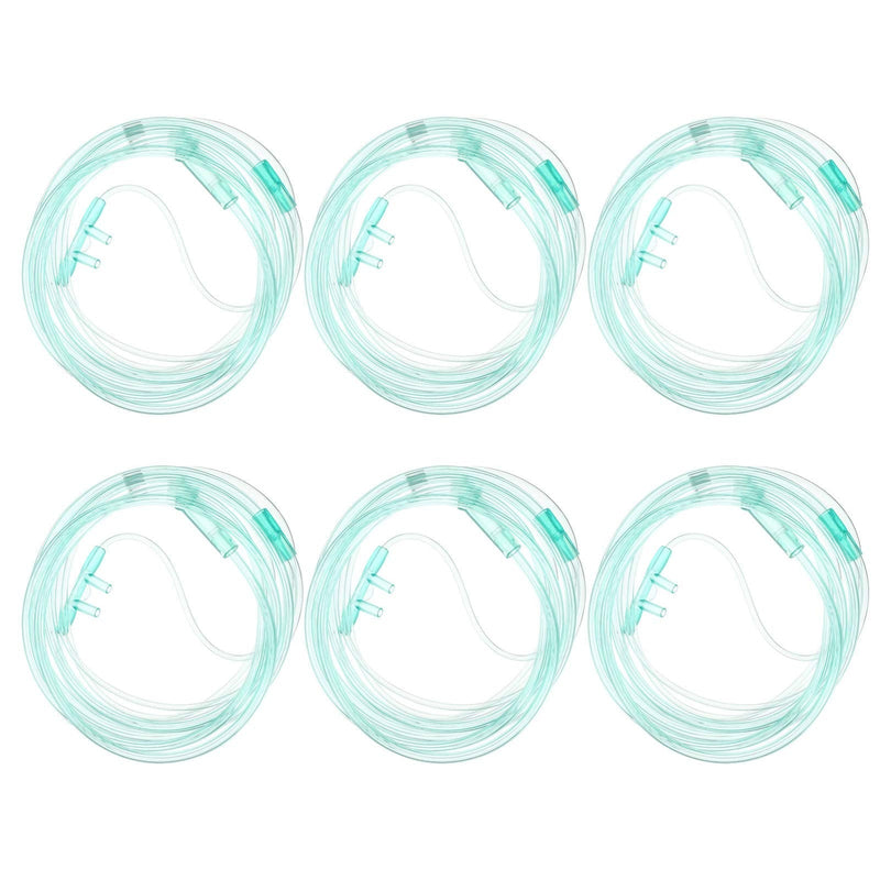 [Australia] - Artibetter 6pcs 2 Meters Soft Oxygen Nasal Cannula Nasal Oxygen Cannula Nasal Cannulae Oxygen Accessories Green 