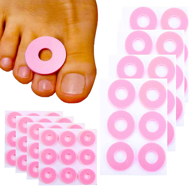 [Australia] - Pink Corn Cushion Callus Pads 60 Counts Variety Pack Foam Corn Protectos Pads for Foot, Waterproof Sticker Toe Callus and Feet Sore, Cushions for Pain Relief Toes Pink 1# 