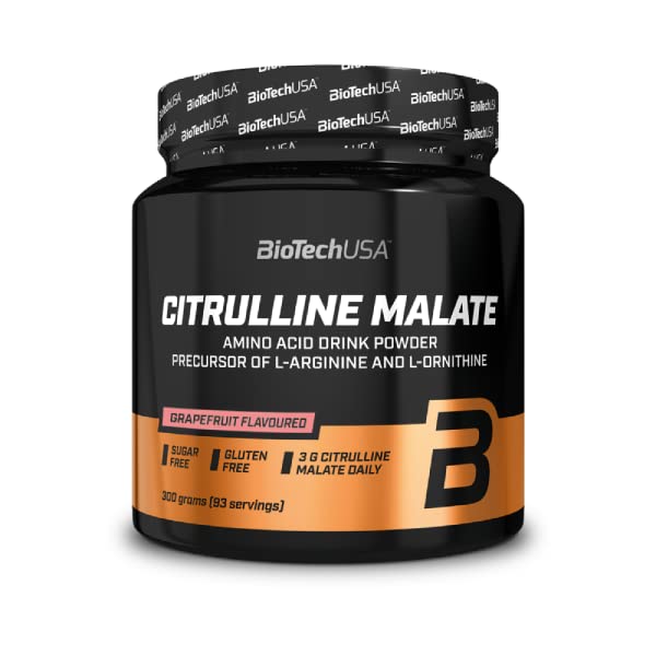 [Australia] - BioTechUSA Citrulline Malate Flavoured Powder with L-citrulline-Malate Formula, 300 g, Grapefruit 