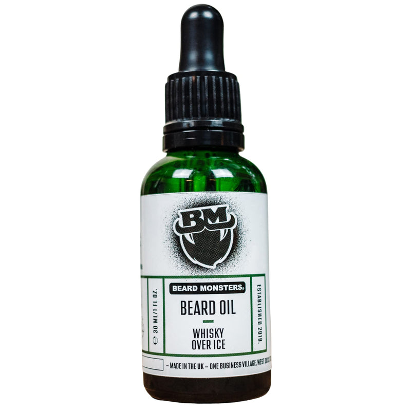 [Australia] - Beard Monsters Base Range 30ml Beard Oil For Men | Six New Scents Available | Must for Any Beard Kit For Men | Scented Beard Oil Made Using Natural Ingredients | Helps Beard Growth (Whisky over Ice) Rose 