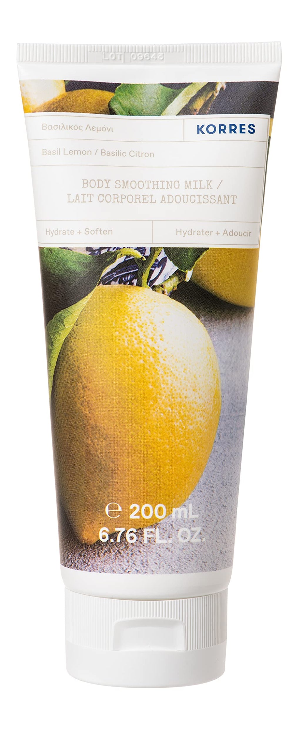 [Australia] - Korres Basil Lemon Body Smoothing Milk New 