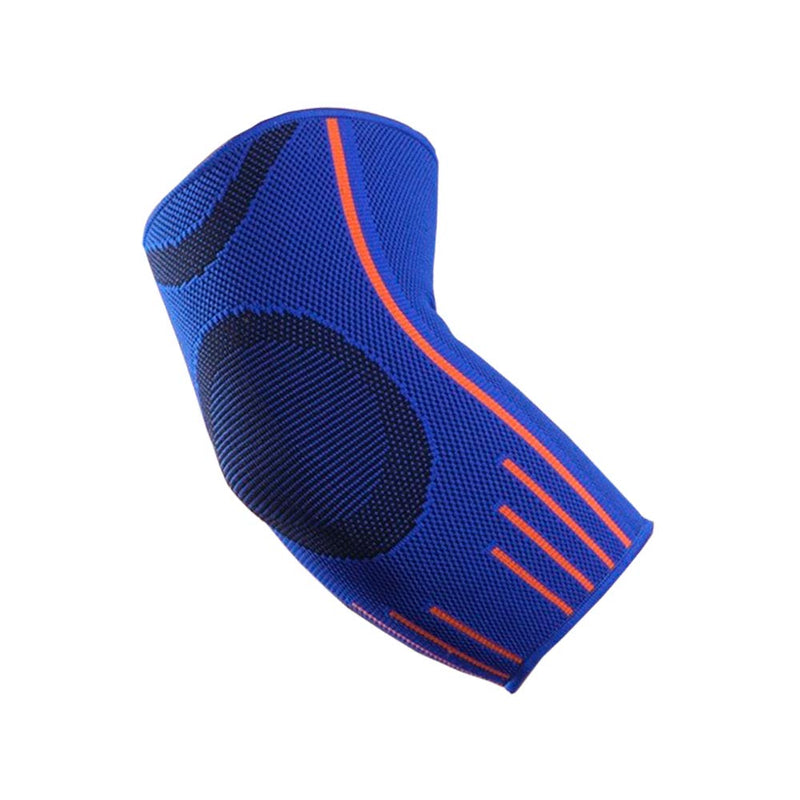 [Australia] - VITTO Elbow Support - Elbow Brace - Compression Arm Sleeve for Tendonitis - Arthritis - Best for Tennis Elbow - Golfers Elbow - Weightlifting (L, Blue, Single) L 1 