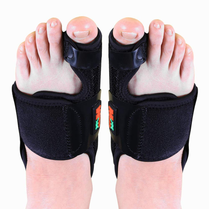 [Australia] - DAUERHAFT Adjustable Bunion Corrector Adjustable Strap Bunion Device Hallux Comfort Hallux Valgus Corrector,Orthopedic,Toe Foot(black, M code) Black, M Code 