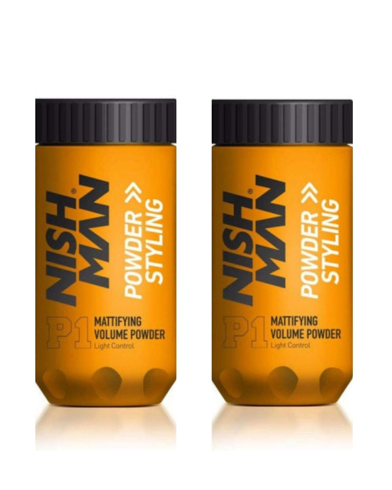 [Australia] - 2 x Nishman Mattifying Volume Powder Wax 2 Pcs (Comes with Foicy Packaging) 