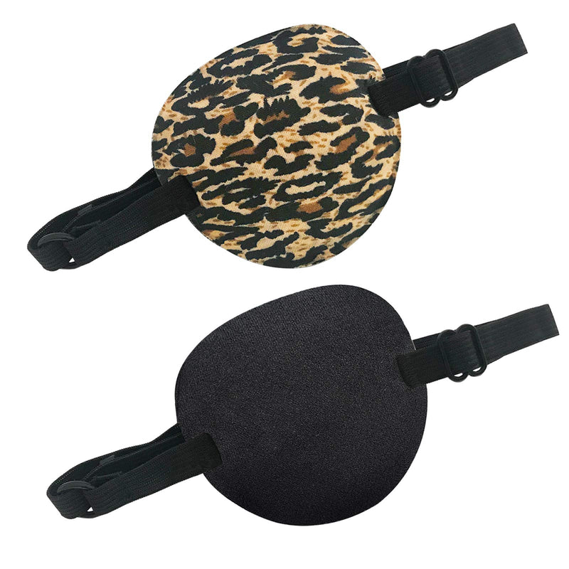 [Australia] - 2 PCS Eye Patches, Adjustable Medical Lazy Eye Patch with Buckle, Visual Amblyopia Corrected Eye Patches Pirate Eye Patches for Adults and Kids 