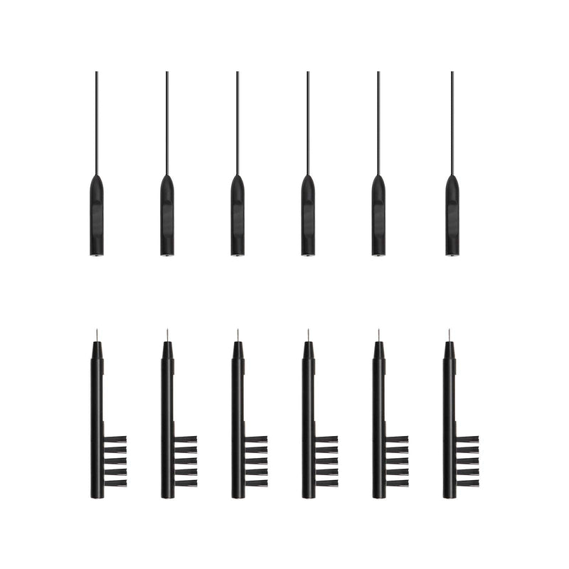 [Australia] - 12Pcs Hearing Aid Cleaning Tools, Earpiece Earmold Clean Wire Vent Cleaner & Magnet Brushes with Wax Loop for Hear Aid Earphones 
