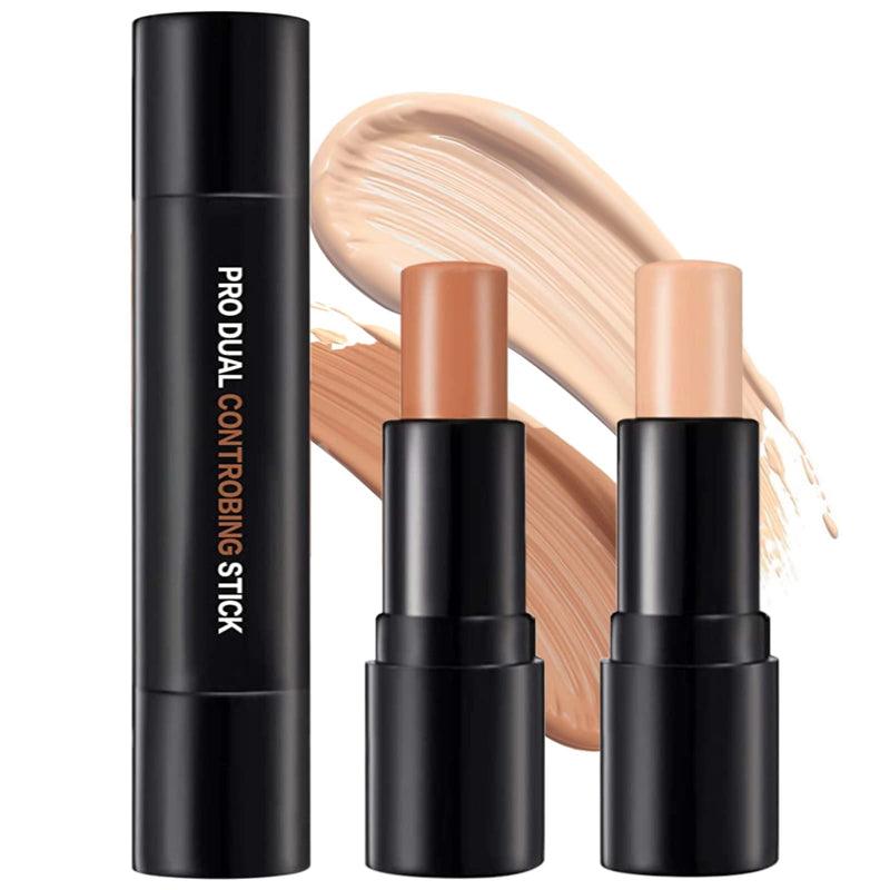 [Australia] - ONLYOILY concealer contour highlighter stick contour stick,face highlighters,double-end make up concealer contouring sticks cream (#02) #02 