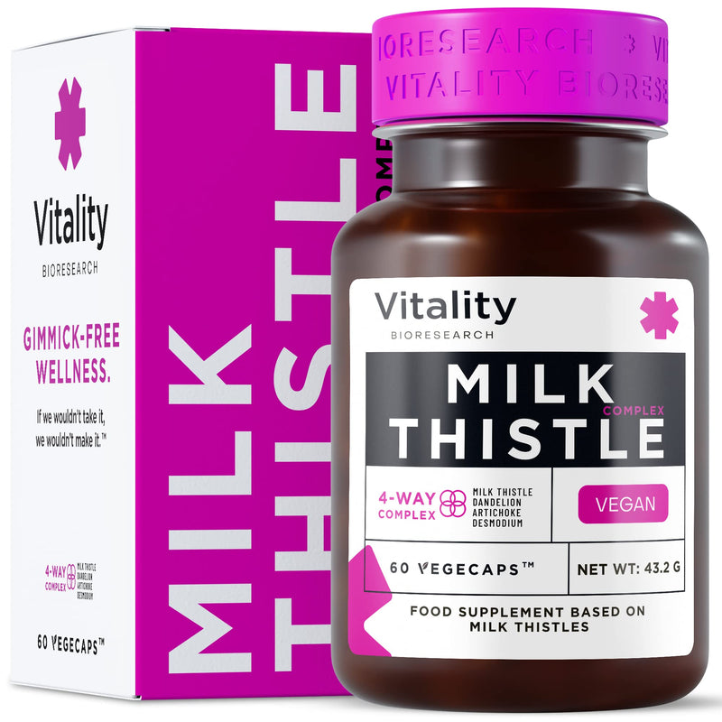 [Australia] - Milk Thistle Supplement Complex with 80% Silymarin Flavonoids, Artichoke, and Dandelion Root - Natural Milk Thistle Herb Extract for Liver Cleanse & Support - 60 Capsules 