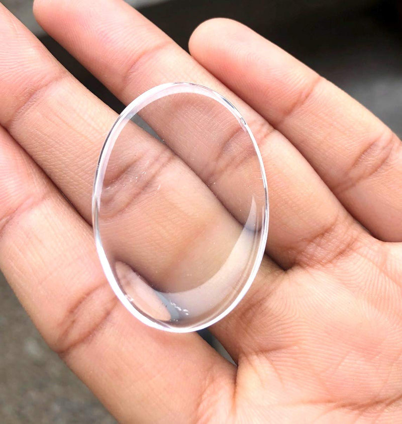 [Australia] - crystalmiracle A++ Clear Quartz Pocket Stone CABOCHON Crystal Healing Gift Reiki Wellness Peace Palm Stone Meditation Gemstone Handcrafted 