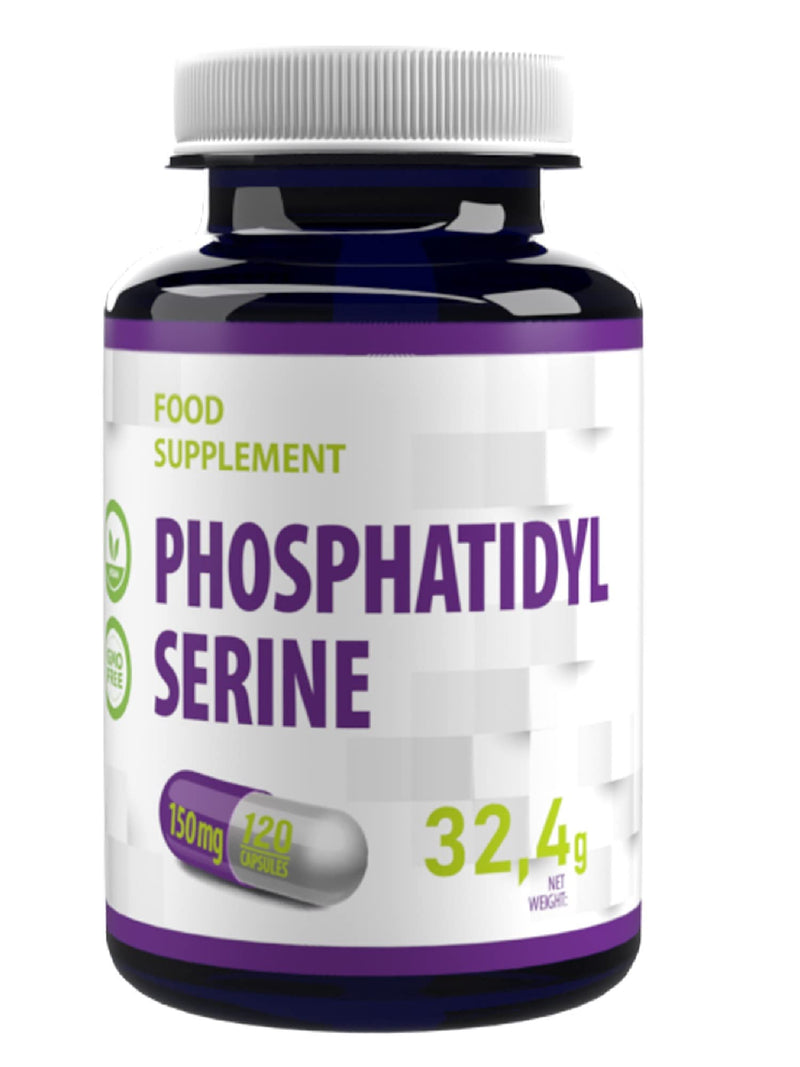 [Australia] - Phosphatidylserine 150mg 120 Vegan Capsules, Certificate of Analysis by AGROLAB Germany, High Strength Supplement, Gluten and GMO Free 