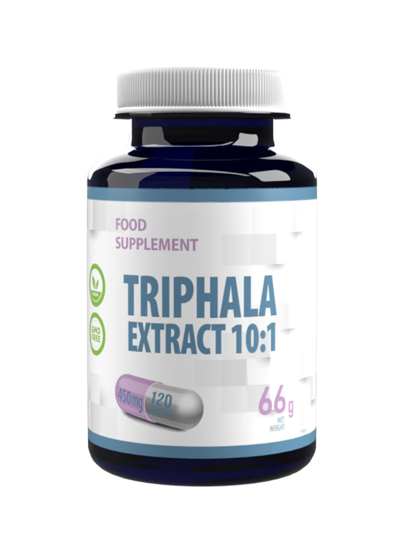 [Australia] - Triphala Extract 10:1 (4500mg Equivalent) 120 Vegan Capsules, Certificate of Analysis by AGROLAB Germany, High Strength Supplement, No Fillers or Bulkers, Gluten and GMO Free 