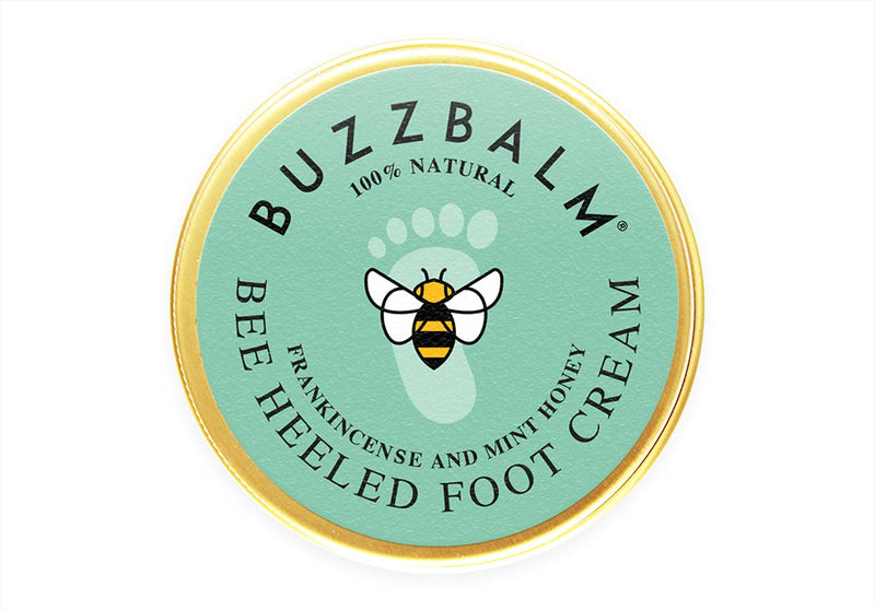 [Australia] - Foot Cream for Cracked Heels and Dry Skin Bee Heeled Heel Balm Completely Natural Cracked Heel Repair Cream with Frankincense and Peppermint Honey (85g) 