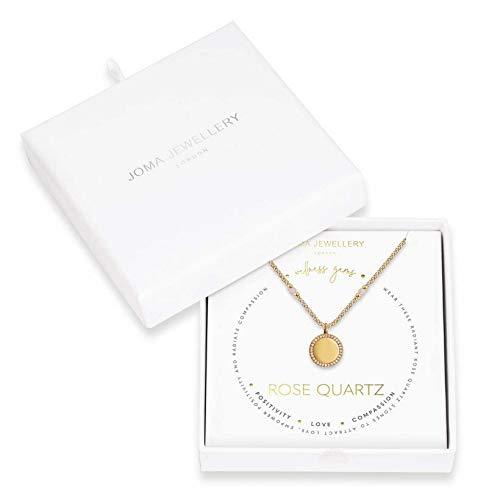 [Australia] - Joma Jewellery Wellness Gems | Rose Quartz Necklace 