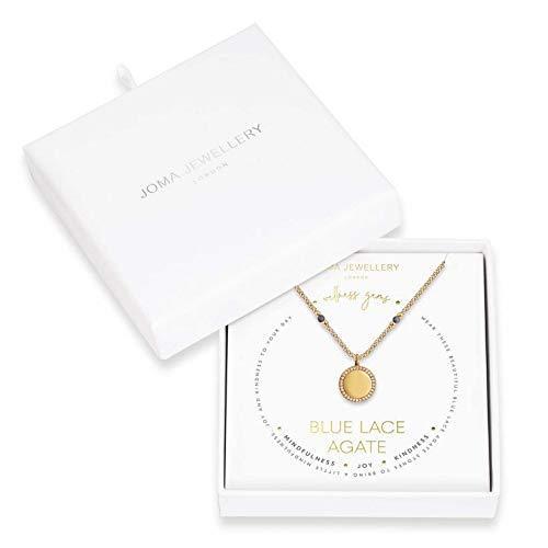 [Australia] - Joma Jewellery Wellness Gems | Blue Lace Agate Necklace 