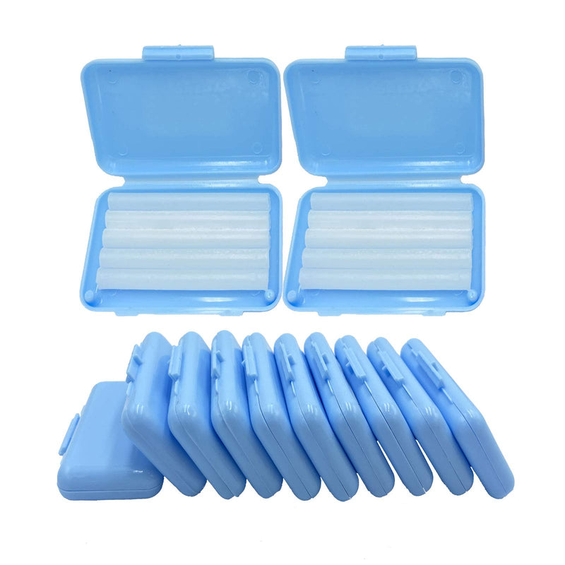 [Australia] - Orthodontic Wax for Braces, HRASY 10 Pack Dental Wax Brace Wearer Wax for Relieving Irritation and Pain, Blue Mint Flavor 