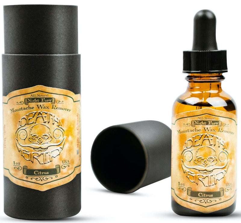 [Australia] - Moustache Wax Remover For Handlebar Moustaches by Death Grip Strong Hold Mustache Wax (Night Fury Mustache Wax Remover) 
