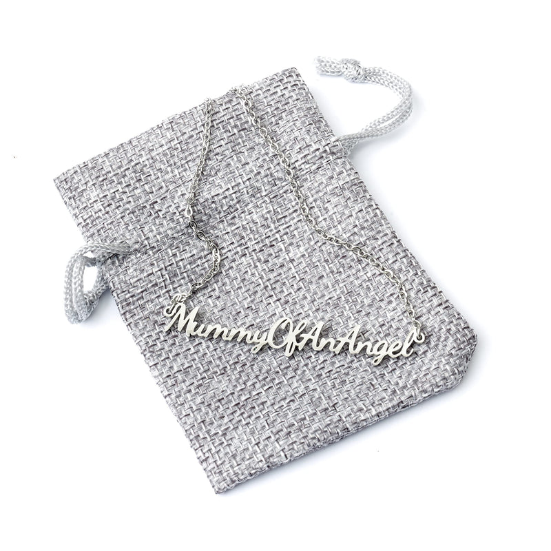 [Australia] - Mummy of an Angel Necklace Baby Loss Awareness Family Baby/Child Loss Awareness SIDS Miscarriage Stillborn Jewellery 