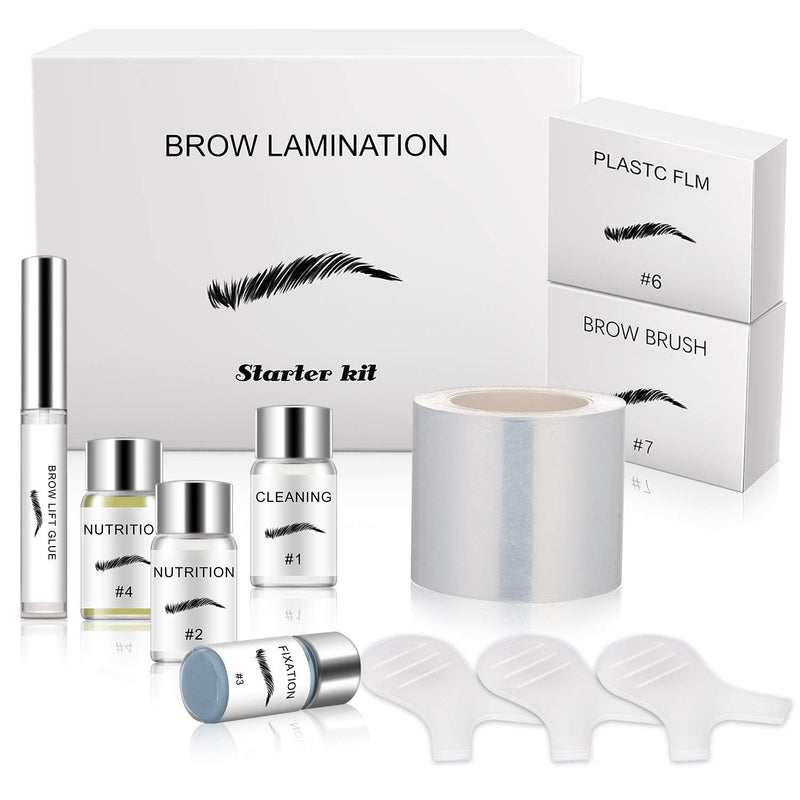 [Australia] - Brow Lamination Kit,ESHOWEE Professional Eyebrow Lift Kit,3D Eyebrow Perm Kit for Trendy Fuller Brow Lasting 8 Weeks, Cost Performance DIY Lift Curling Kit for Salon Home Use 