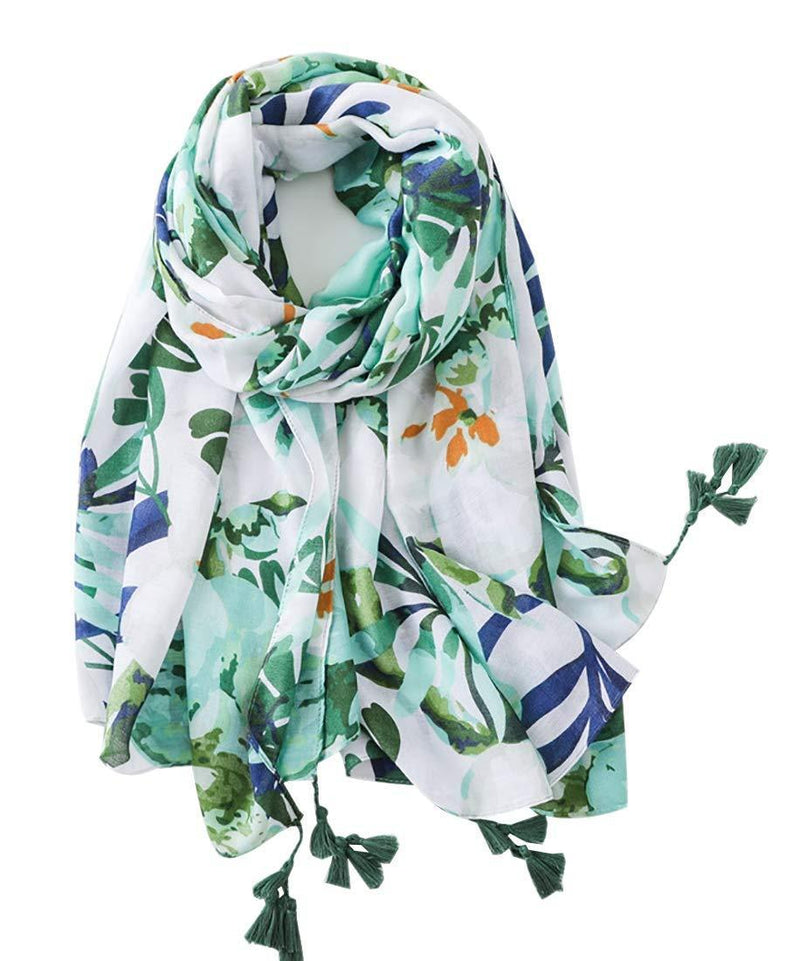 [Australia] - FAIRYGATE Green Scarfs for Women for Travel Beach Cover Up Wrap Shawl Scarves 32226 