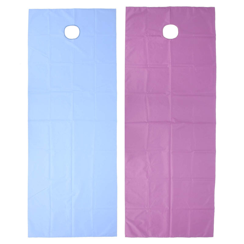 [Australia] - Brrnoo Spa Massage Bed Sheet 2Pcs, Oil Proof Polyester SPa Salon Table Cover With Face Hole Mattress Reusable Couch Machine Washable Thickened Soft Waterproof (03) 03 