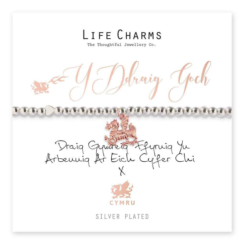 [Australia] - Life Charms Welsh The Red Dragon bracelet 