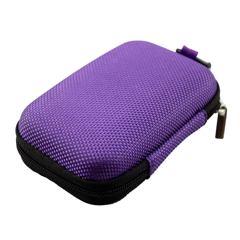 [Australia] - caseroxx Blood Glucose Meter Hard Case Suitable for Adia Blutzuckermessgerät in Purple, Diabetic Storage case 