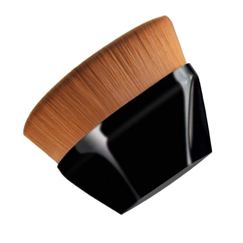 [Australia] - Foundation Makeup Brush, Top Kabuki Face Brush Multifunctional for Blending Liquid, Cream or Flawless Powder Cosmetics (black) 