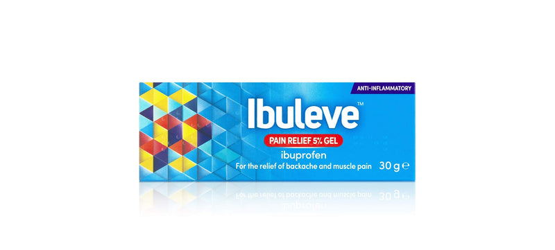 [Australia] - Ibuleve Pain Relief 5% Ibuprofen Gel, Clinically Proven, Anti-Inflammatory Relief for Joint Pain, Sprains, Backache, Muscular Pains and Sports Injuries, 30 g 30g 