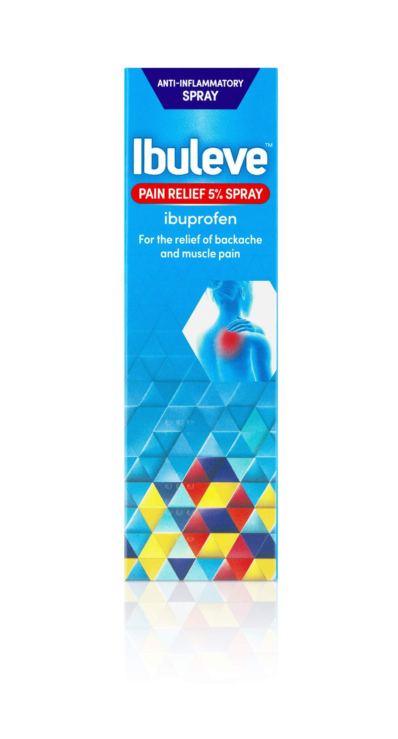 [Australia] - Ibuleve Pain Relief 5% Ibuprofen Spray, Anti-Inflammatory Relief for Joint Pain, Sprains, Backache, Muscular Pains and Sports Injuries, 35 ml 