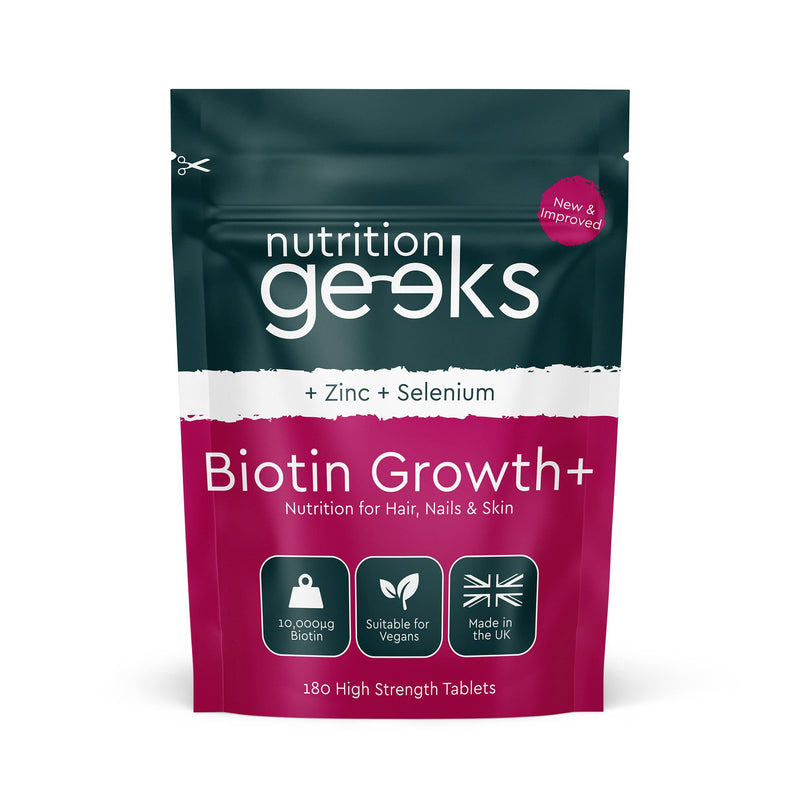 [Australia] - Biotin Hair Growth Supplement - 180 Biotin Tablets Enhanced with Zinc & Selenium, Hair Vitamins Complex - Biotin 10000 mcg - Vegan Biotin Supplement, Hair Skin and Nails Vitamins for Women & Men, UK 