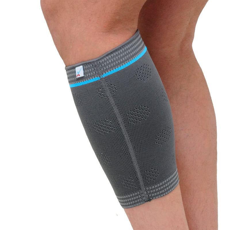 [Australia] - Express Orthopaedic® - Medically Approved Woven Elastic Calf Compression Support Sleeve - Bilateral (MED - Calf Circ:34-38cm) MED - Calf Circ:34-38cm 