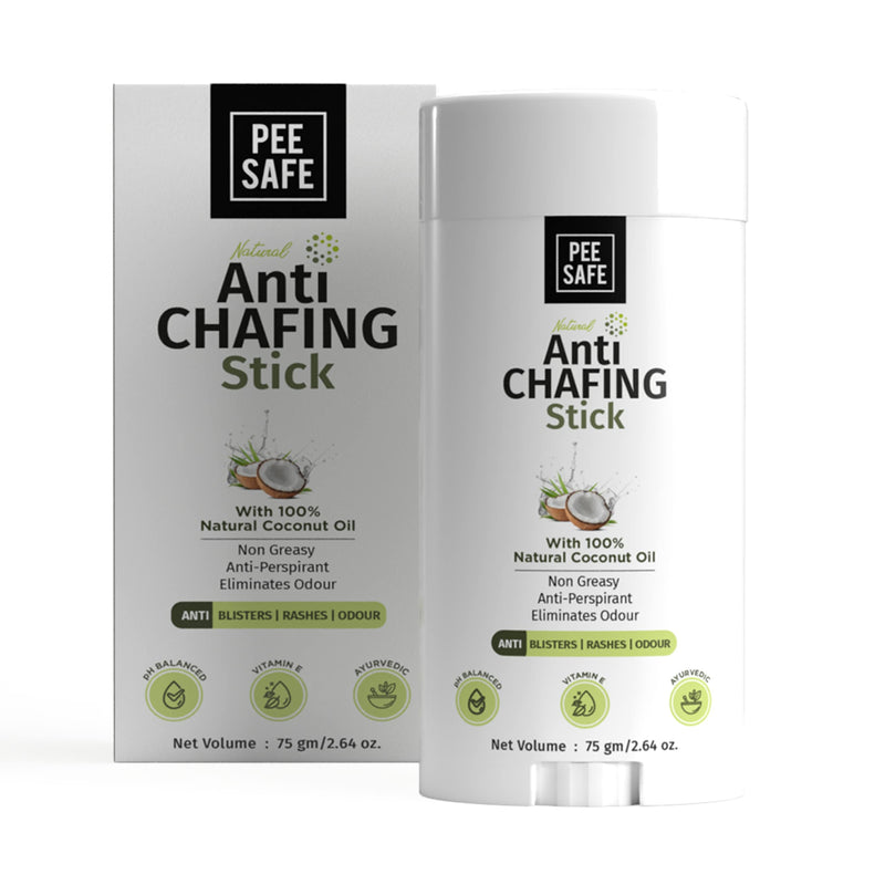 [Australia] - Pee Safe Anti Chafing Stick | Chub rub | 100% Natural | Winter Rash | Anti Blister | Anti Sweat | Anti Rashes | Cruelty Free | Itching | Chafing Relief | Irritation | Paraben & Silicone Free (75g) 