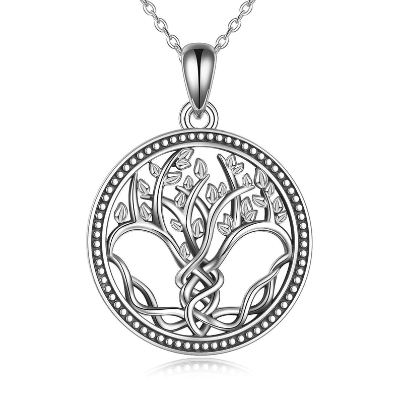 [Australia] - YAFEINI Tree of Life Necklace Sterling Silver Celtic Tree of Life Pendant Necklace for Women Jewelry Gifts 