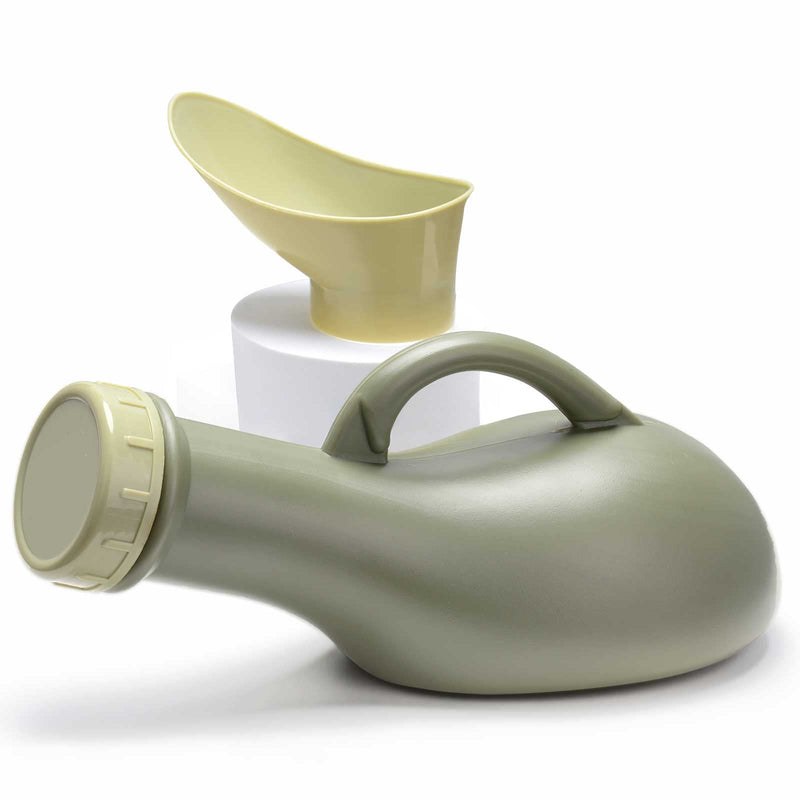 [Australia] - Cymax Thickened Unisex Urinal Bottle for Men and Women,Portable Pee Bottle with a Lid and Funnel,Mobile Toilet Portable Urinal for Car,Travel,Camping,Emergency Use 
