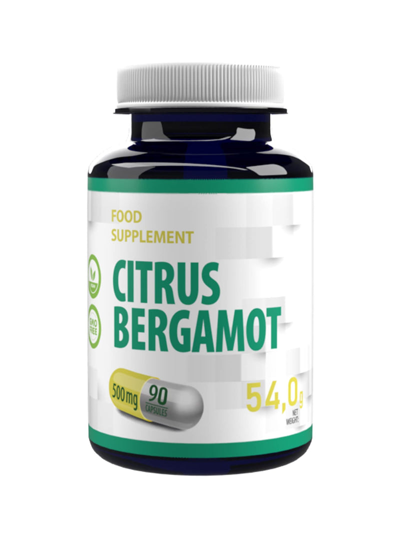 [Australia] - Citrus Bergamot 500mg 90 Vegan Capsules, Certificate of Analysis by AGROLAB Germany, High Strength Supplement, No Fillers or Bulkers, Gluten and GMO Free 