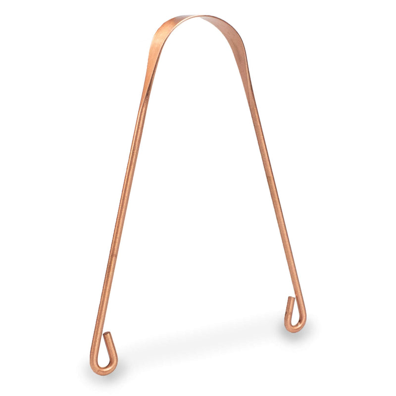 [Australia] - Myga RY1185 Copper Tongue Scraper - Naturally Anti-Micobial - Ayurveda Tongue Cleaner and Helps Cure Bad Breath, Prevents Oral Health Diseases 