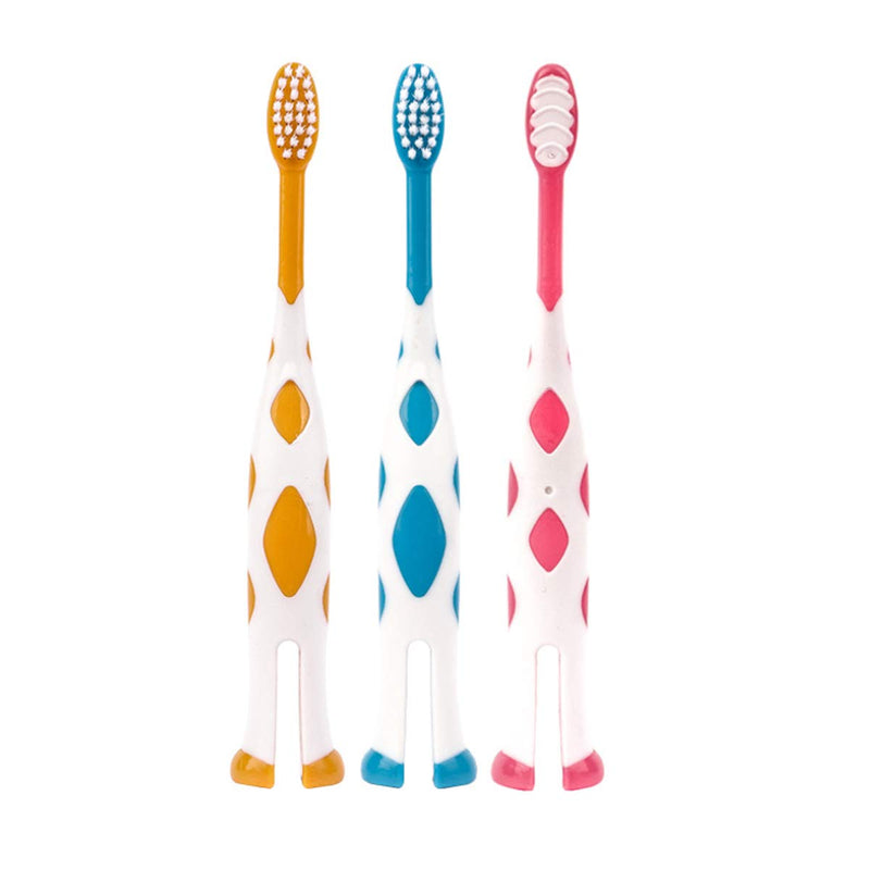 [Australia] - Childrens Toddler Toothbrushes Soft Bristles Kids Manual Toothbrush for Boys Girls Kids 2-5 Years 3 Pack 