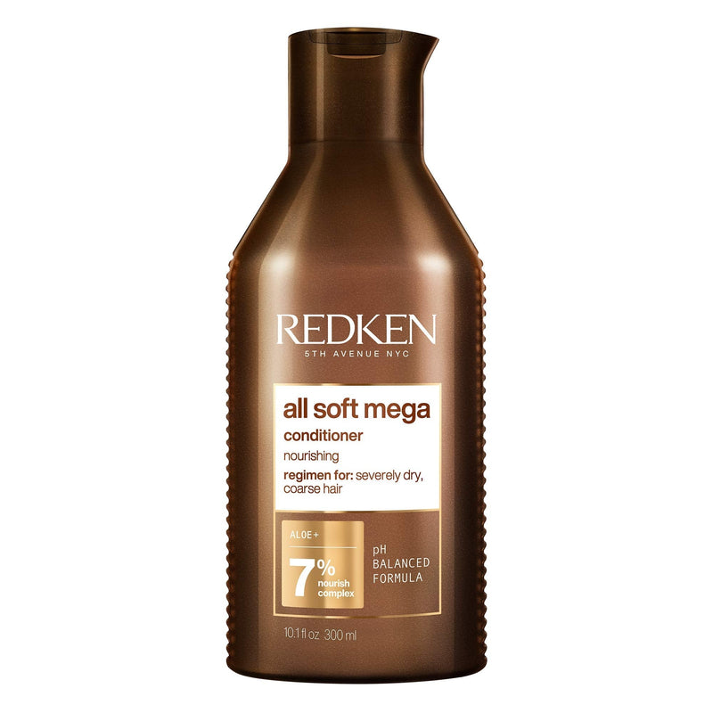 [Australia] - Redken | All Soft Mega | Conditioner | Aloe Vera | for Severely Dry Hair | Hydrate & Soften | 300ml 