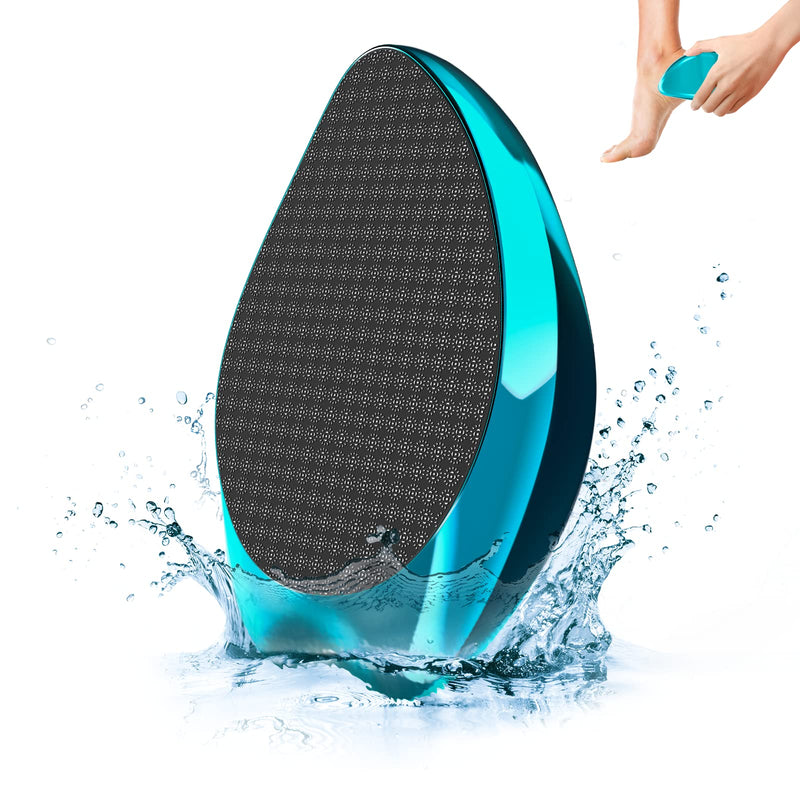 [Australia] - Foot File, Nano Glass Hard Skin Callus Remover, Foot Scraper Salon Home Pedicure Tool for Foot Beauty Care, Can Be Used on Both Wet/Dry Cracked Feet, Foot Rasp by AnjoCare 1 Count (Pack of 1) 