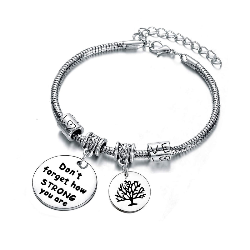 [Australia] - Inspirational Gifts For Women Don't Forget How Strong You are Bracelet Birthday Christmas Graduation Gifts For Girls 