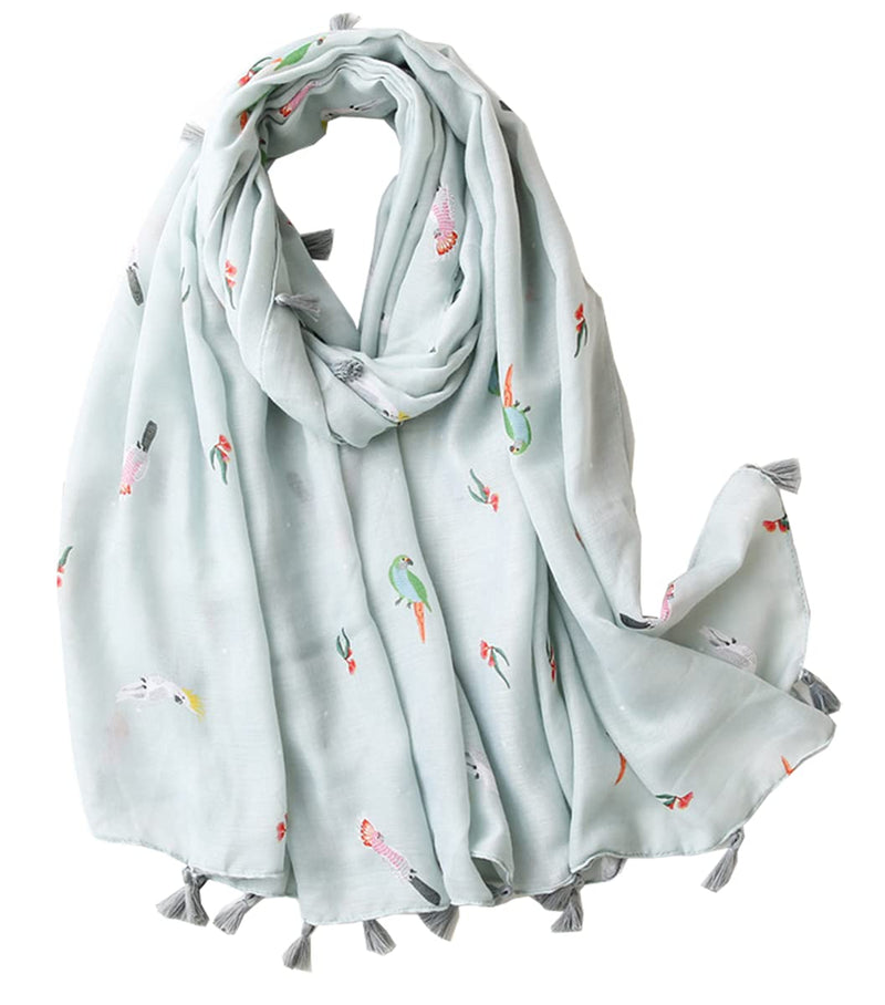 [Australia] - FAIRYGATE Women's Scarves & Wraps Animal Print Scarf Lightweight Soft Everyday Large Oversized Shawl Stoles 48006 70.8 x 33.5 Inch 