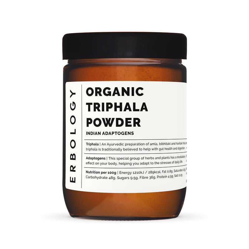 [Australia] - 100% Organic Triphala Powder 220g - Ayurvedic Blend of Amla, Haritaki & Bibhitaki - Gut Health - Straight from Farm in India - Raw, Vegan and Gluten-Free - Non-GMO - No Additives or Preservatives 